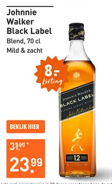 Aanbieding: Johnnie Walker Black Label