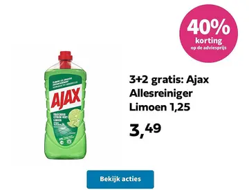 Aanbieding: Ajax Allesreiniger Limoen