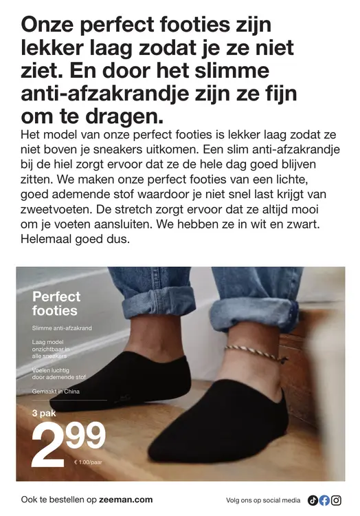 Promotie: Perfect footies