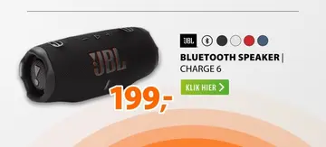 Aanbieding: JBL Charge 6 Zwart