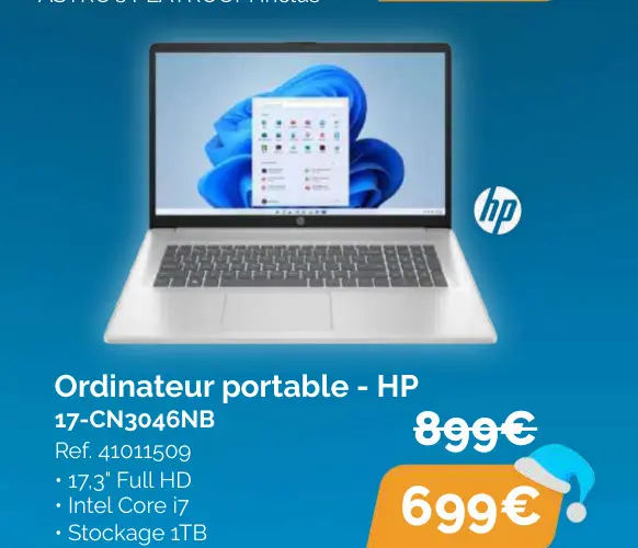 Offre: Ordinateur portable - HP
