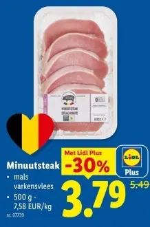 Promotie: Minuutsteak