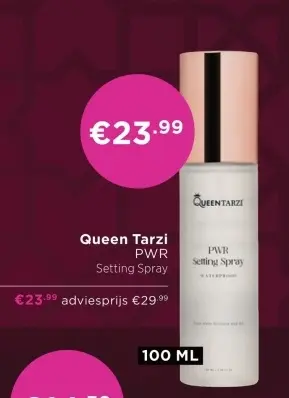 Aanbieding: Queen Tarzi PWR Setting Spray