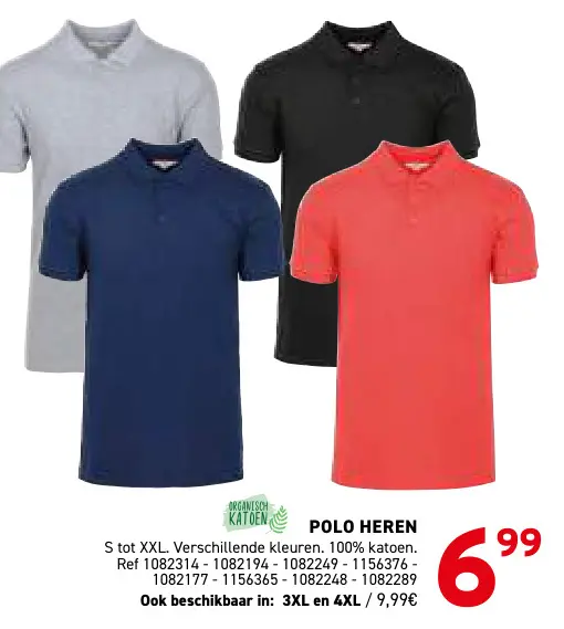 Promotie: Polo heren