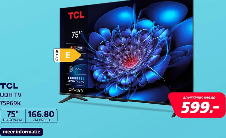Aanbieding: TCL 75P69K