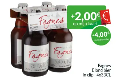 Promotie: Fagnes Blond bier