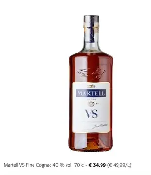 Aanbieding: Martell VS Fine Cognac