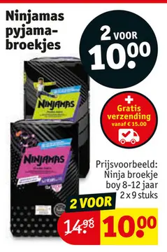 Aanbieding: Ninjamas pyjama-broekjes