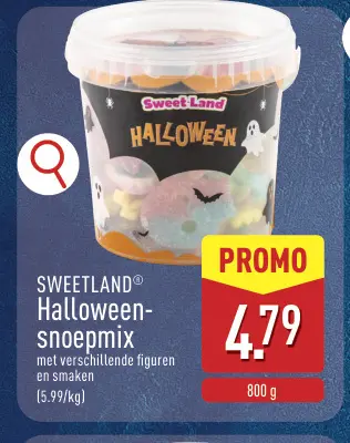Promotie: SWEETLAND® Halloween snoepmix