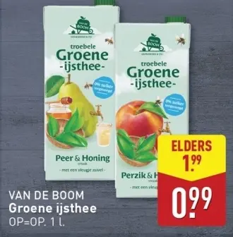 Aanbieding: Groene ijsthee