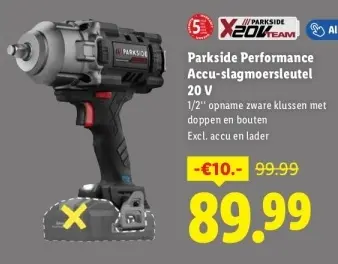 Aanbieding: Performance Accu-slagmoersleutel