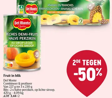 Aanbieding: Fruit in blik