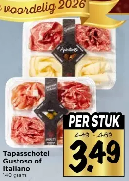 Aanbieding: Tapasschotel Gustoso of Italiano