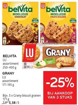 Promotie: Belvita of Grany
