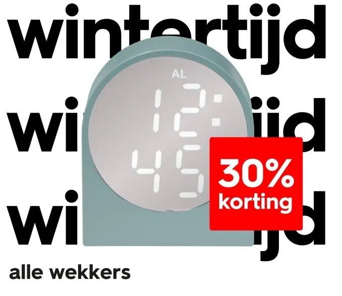 Aanbieding: wekker
