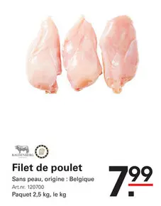 Offre: Filet de poulet