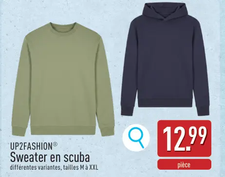 Offre: Sweater en scuba