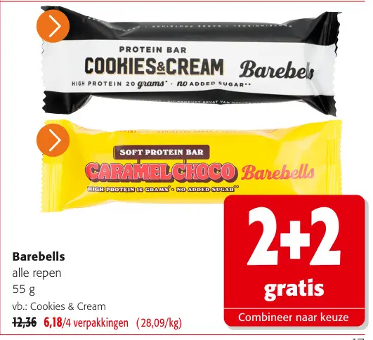Promotie: Barebells