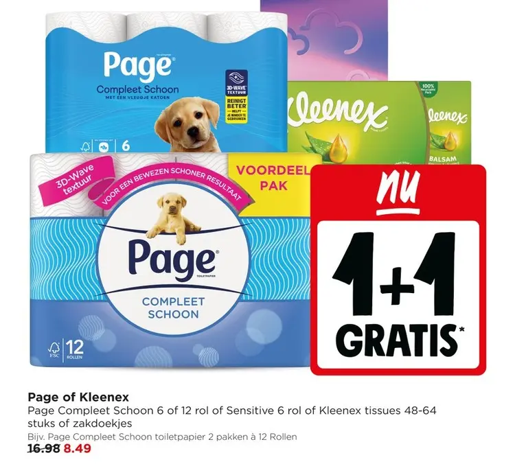 Aanbieding: Page of Kleenex