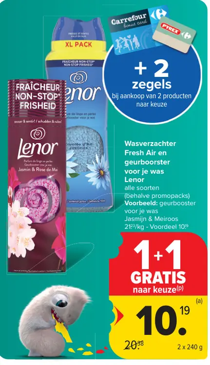 Promotie: Wasverzachter Fresh Air en geurboorster voor je was