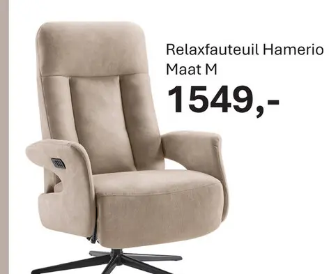 Aanbieding: Relaxfauteuil Hameri