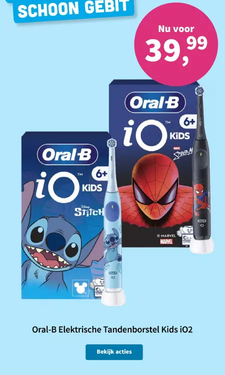Aanbieding: Oral-B Elektrische Tandenborstel Kids iO2