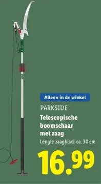 Aanbieding: PARKSIDE Telescopische boomschaar met zaag