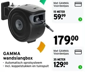 Aanbieding: Wandslangbox 35 meter