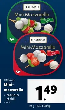 Aanbieding: Mini-mozzarella
