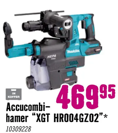Aanbieding: Accu combihamer XGT HR004GZ02 **gratis accu**