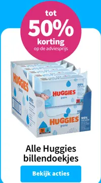 Aanbieding: Alle Huggies billendoekjes