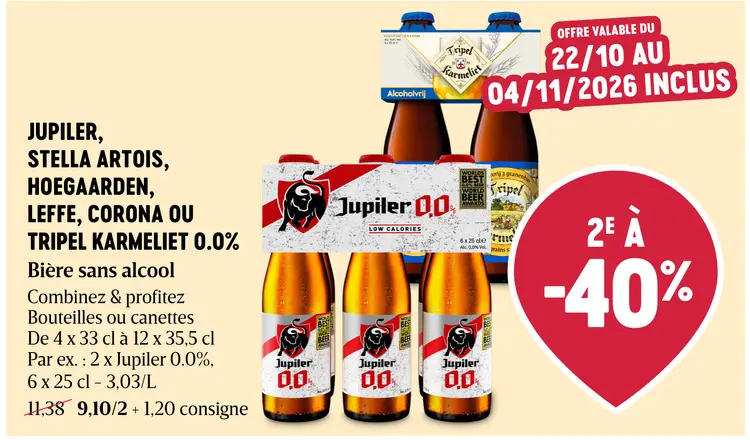 Offre: Bière sans alcool