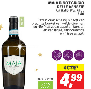 Aanbieding: MAIA PINOT GRIGIO DELLE VENEZIE