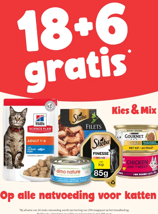 Aanbieding: Natvoeding voor katten