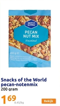 Aanbieding: Snacks of the World pecan-notenmix