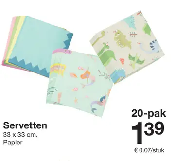 Aanbieding: Servetten