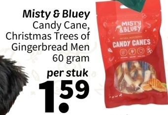 Aanbieding: Misty & Bluey Candy Cane, Christmas Trees of 