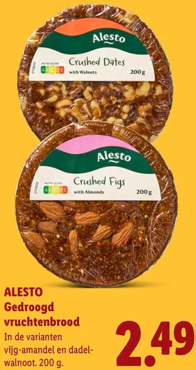 Aanbieding: Alesto Gedroogd vruchtenbrood