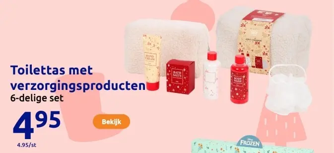 Aanbieding: Toilettas met verzorgingsproducten