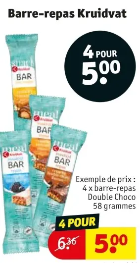 Offre: Barre-repas