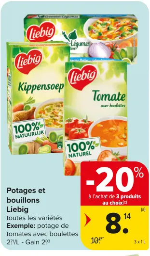 Offre: Potages et bouillons