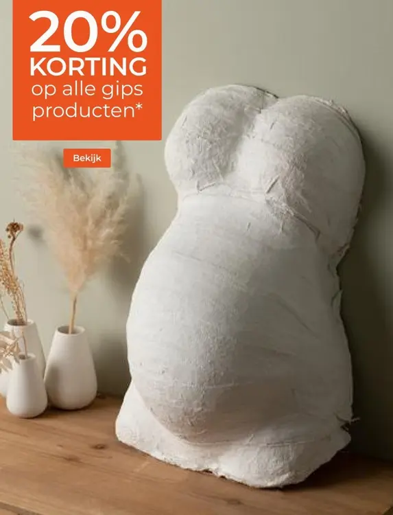 Aanbieding: gips producten