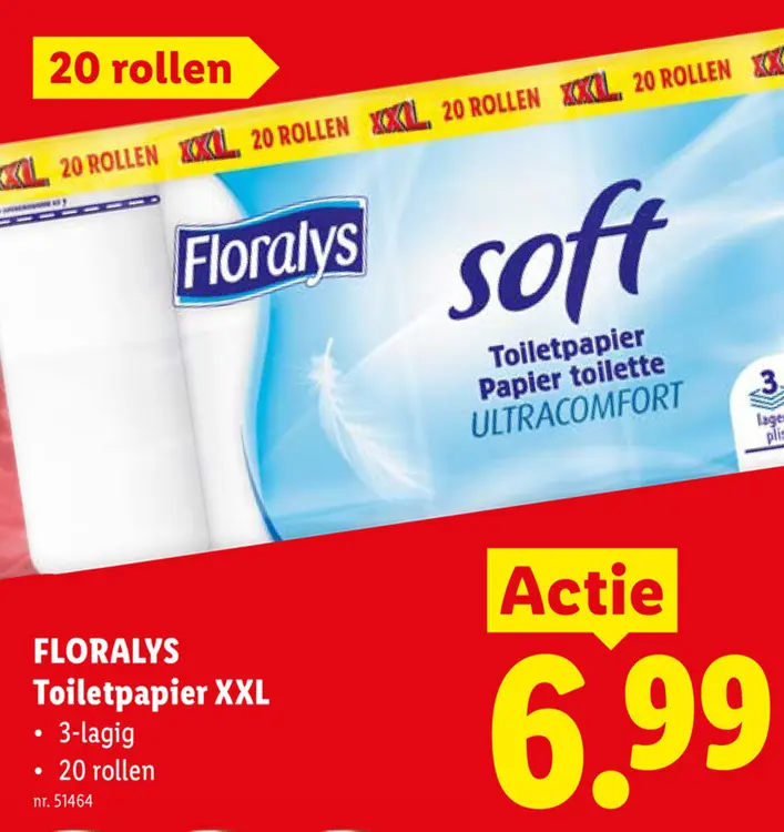 Promotie: Toiletpapier XXL