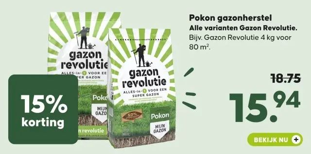Aanbieding: Pokon gazonherstel