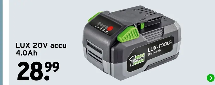 Aanbieding: accu