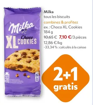 Offre: Milka XL Cookies