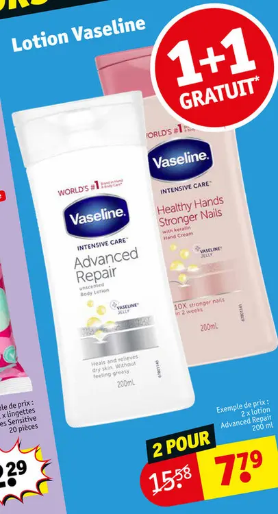 Offre: Lotion Vaseline