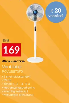 Aanbieding: Ventilator