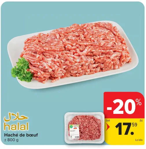 Offre: Haché de bœuf