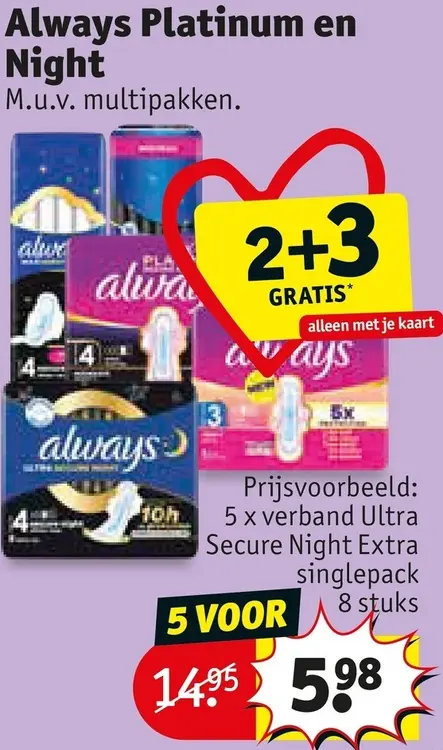 Promotie: Maandverband